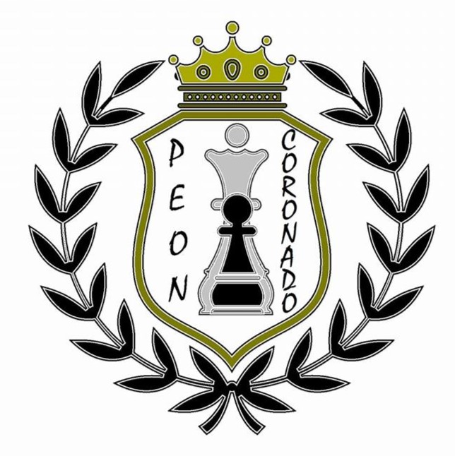 Logo club de ajedrez peón pasado de Playa del Carmen.