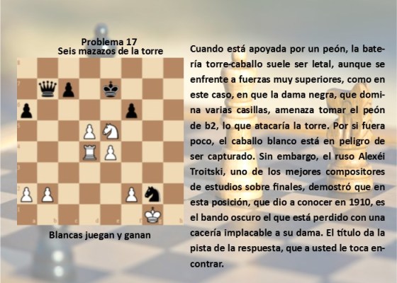 Seis mazazos de la torre