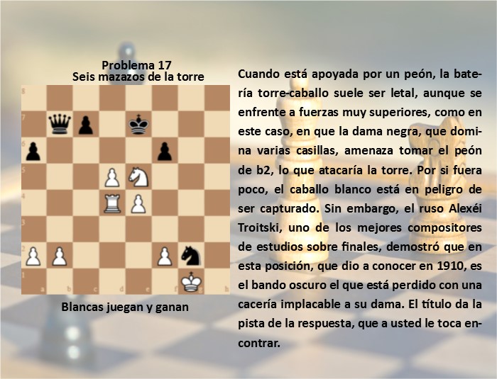 Seis mazazos de la torre