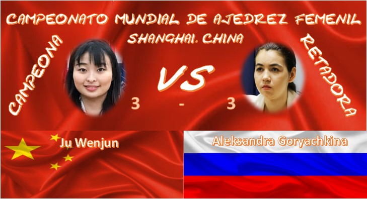 Campeonato Mundial de ajedrez femenil 2020 3 a 3