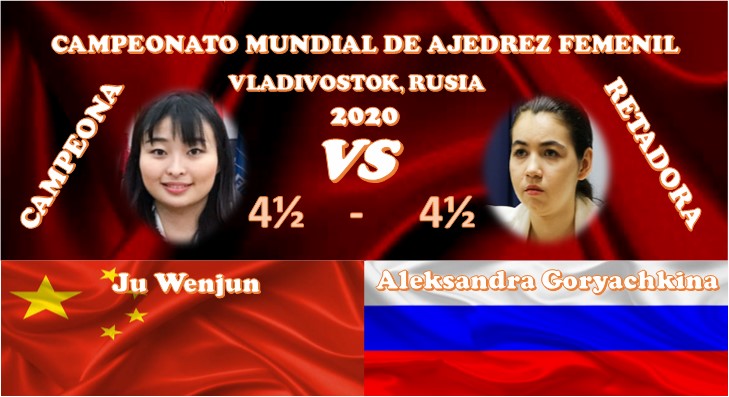 Campeonato Mundial de ajedrez femenil VLADIVOSTOK, RUSIA 2020 ronda 9