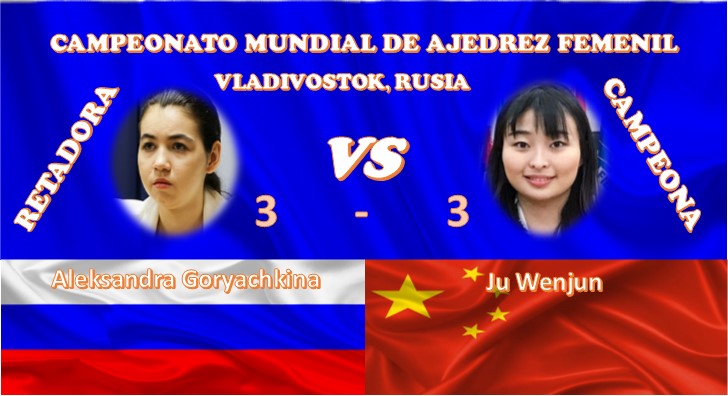 Ju Wenjun y Aleksandra Goryachkina