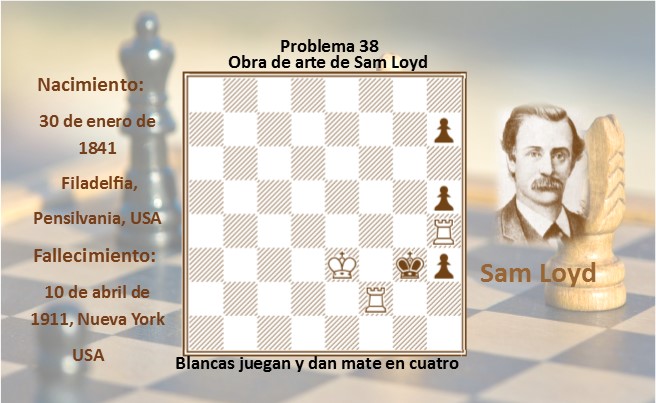 Problema 38 Obra de arte de Sam Loyd