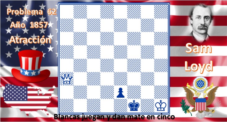 Problema 62 Sam Loyd Atracción gravitatoria