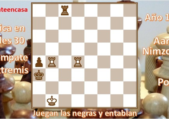 Diagrama 30 Post vs Aaron Nimzovich