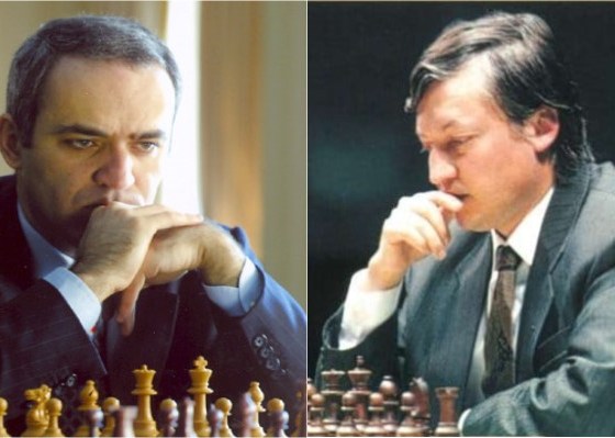 Kasparov y Karpov