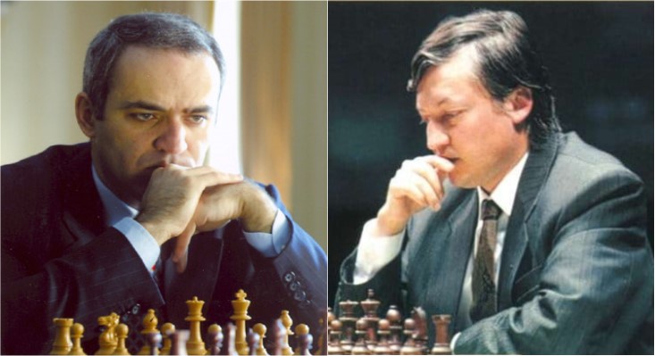 Kasparov y Karpov