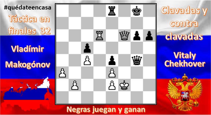 Diagrama 32 Vladímir Makogónov vs Vitaly Chekhover