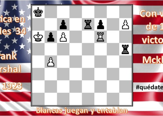 Diagrama 34 Frank Marshall vs Mcklure