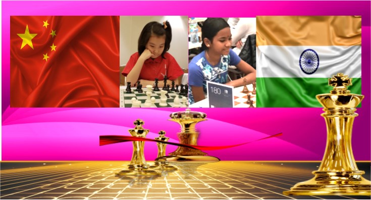 Lu Miaoyi de China y Shri B. Savitha de India